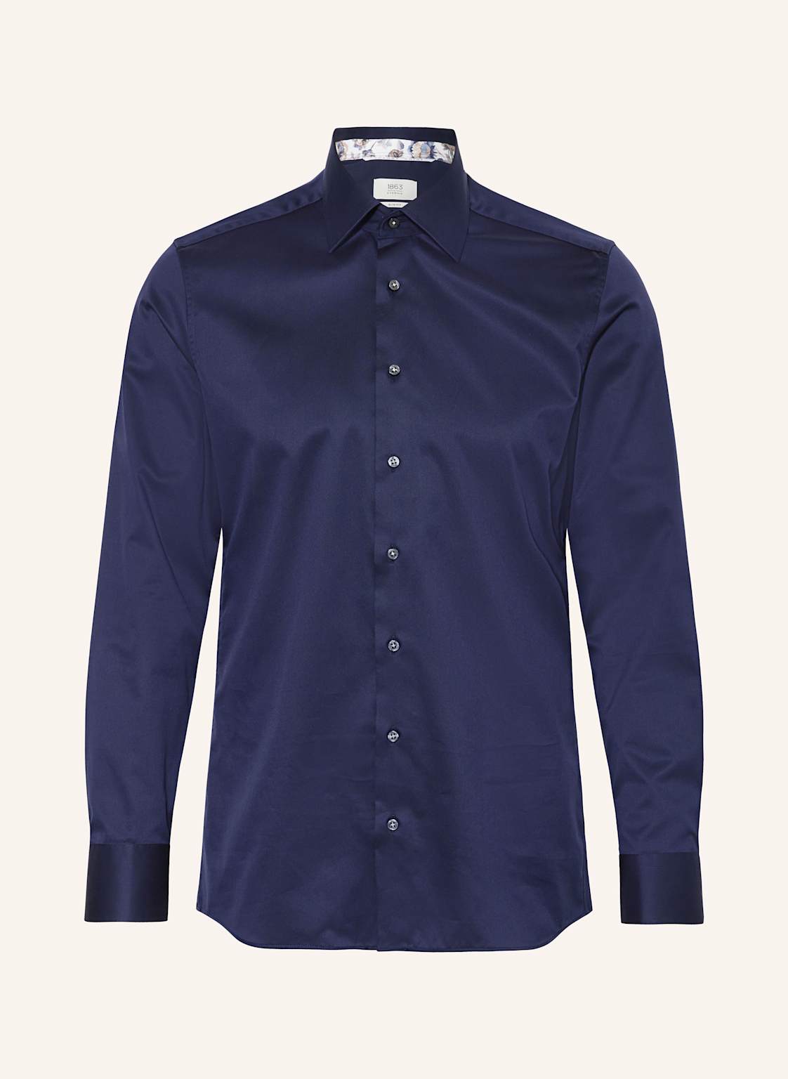 1863 By Eterna Hemd Slim Fit blau von 1863 by ETERNA