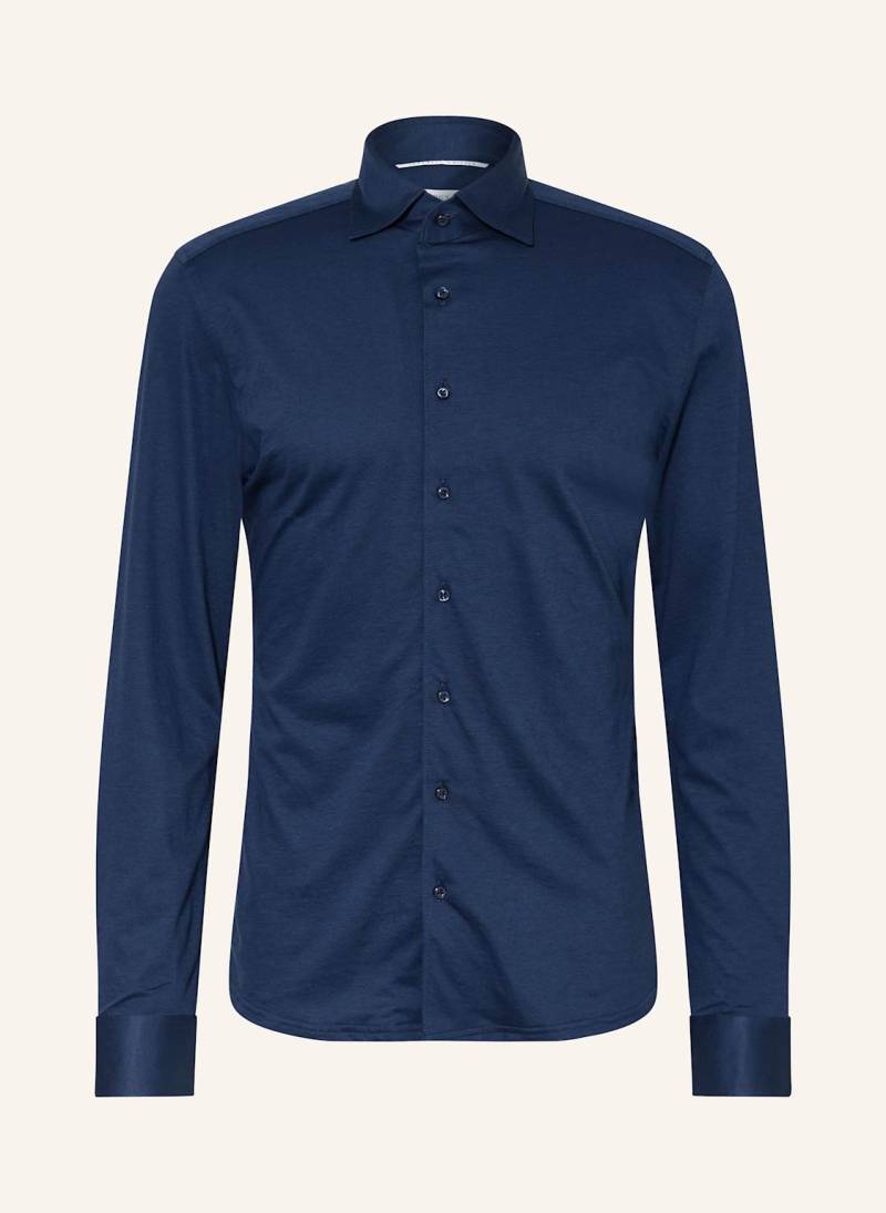 1863 By Eterna Hemd Slim Fit blau von 1863 by ETERNA