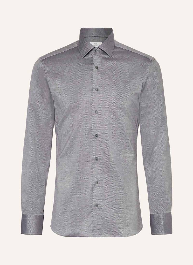 1863 By Eterna Hemd Slim Fit grau von 1863 by ETERNA