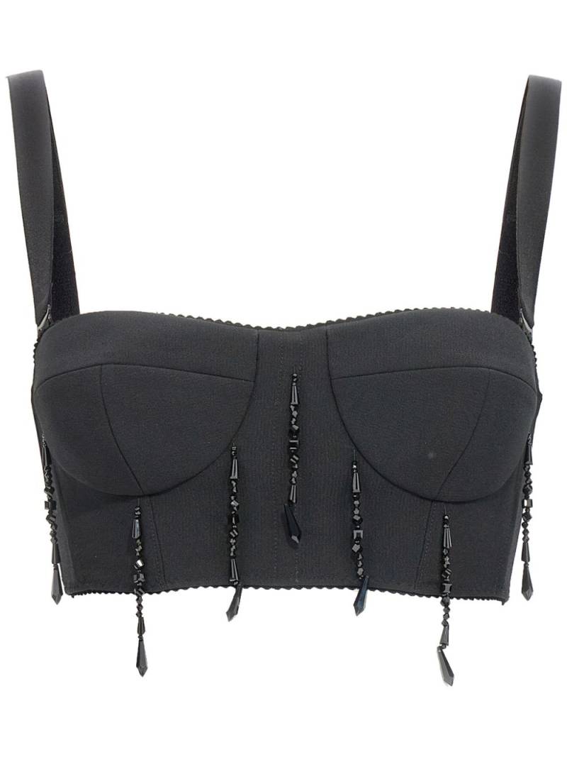 1913 DRESSCODE beaded bustier - Black von 1913 DRESSCODE