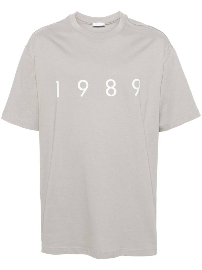 1989 STUDIO logo-print cotton T-shirt - Grey von 1989 STUDIO