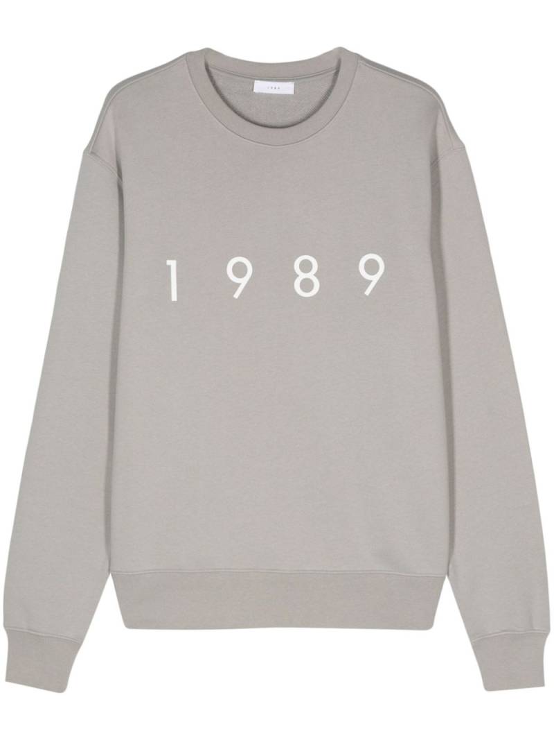 1989 STUDIO logo-print sweatshirt - Grey von 1989 STUDIO