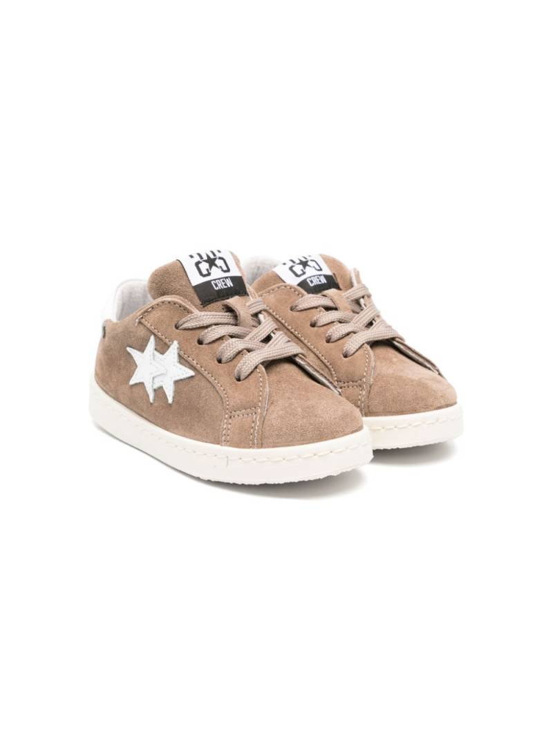 2 Star Kids suede sneakers - Brown von 2 Star Kids