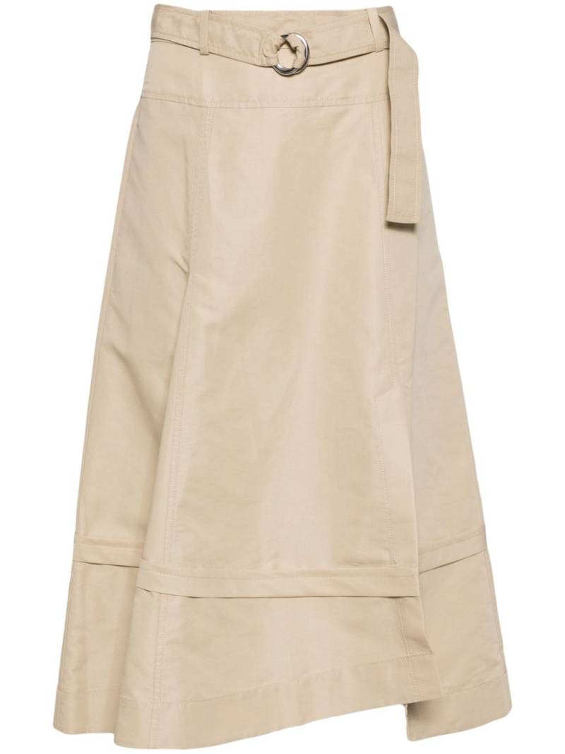 3.1 Phillip Lim Belted Flare skirt - Brown von 3.1 Phillip Lim