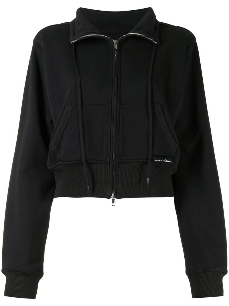 3.1 Phillip Lim Don’t Sweat It zip-up jacket - Black von 3.1 Phillip Lim