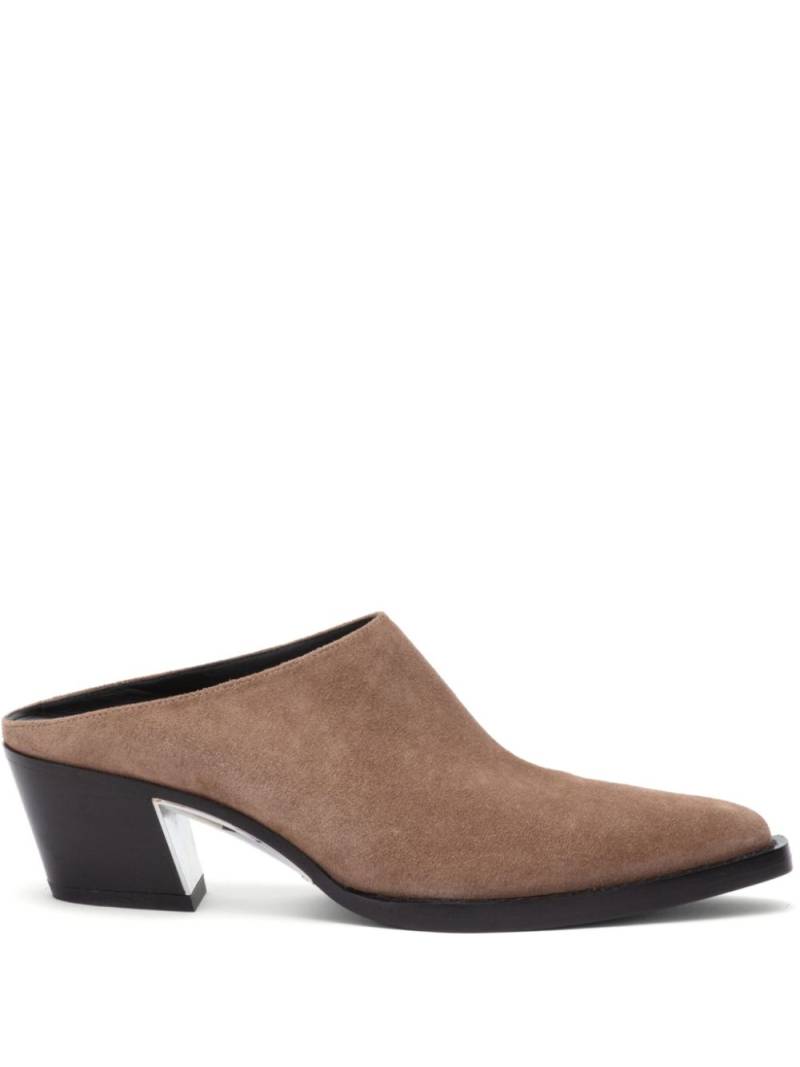 3.1 Phillip Lim Downtown 55mm leather mules - Brown von 3.1 Phillip Lim