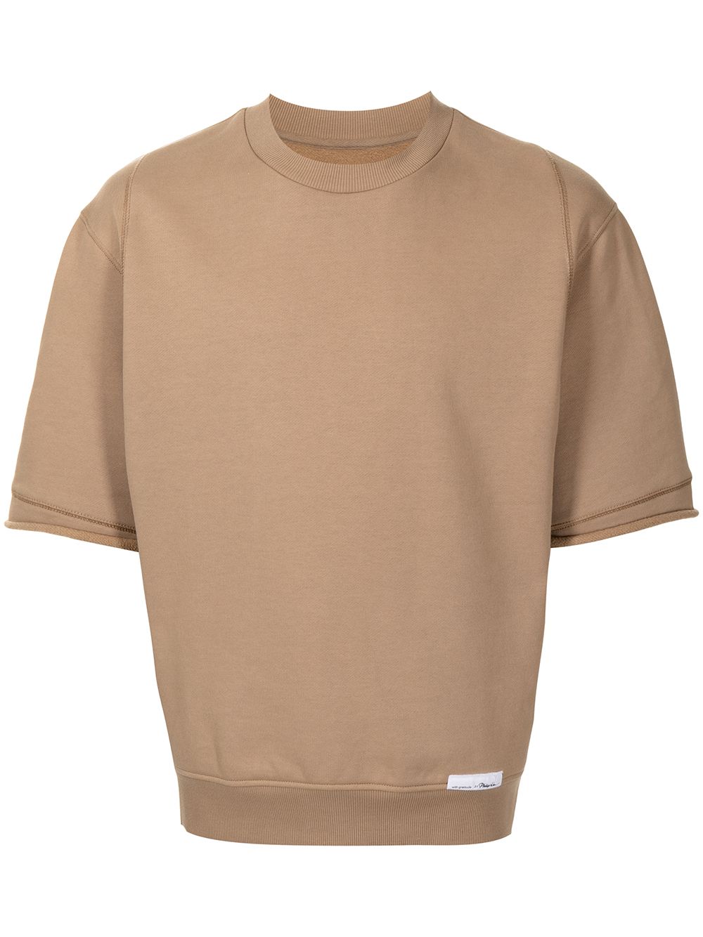 3.1 Phillip Lim logo patch detail T-shirt - Neutrals von 3.1 Phillip Lim