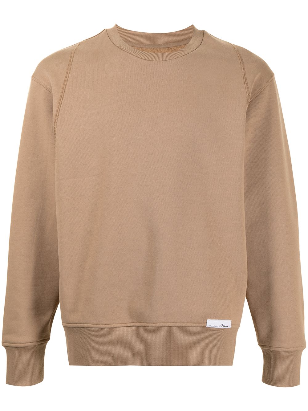 3.1 Phillip Lim logo-patch detail sweatshirt - Neutrals von 3.1 Phillip Lim