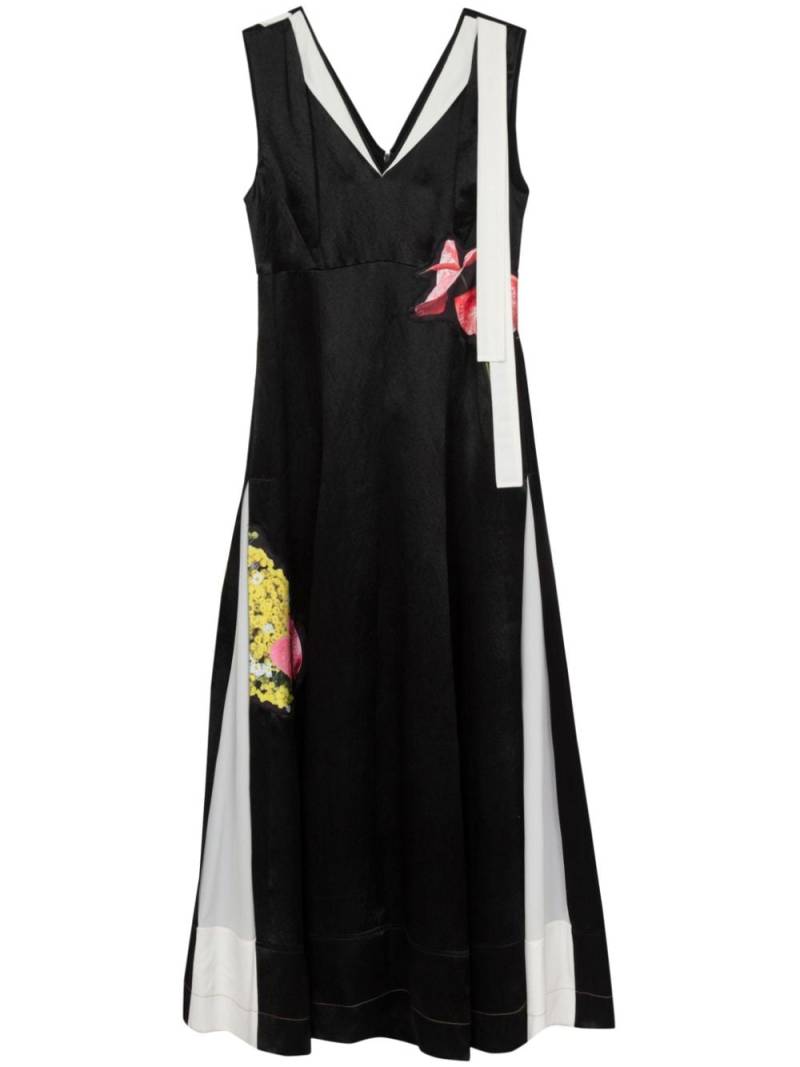 3.1 Phillip Lim Floral Bouquet sleeveless gown - Black von 3.1 Phillip Lim