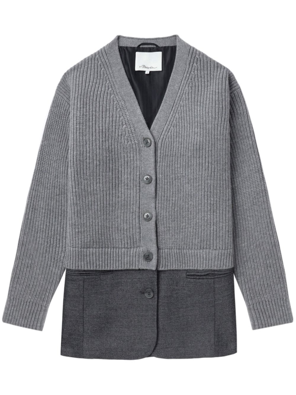 3.1 Phillip Lim Hybrid cardigan - Grey von 3.1 Phillip Lim