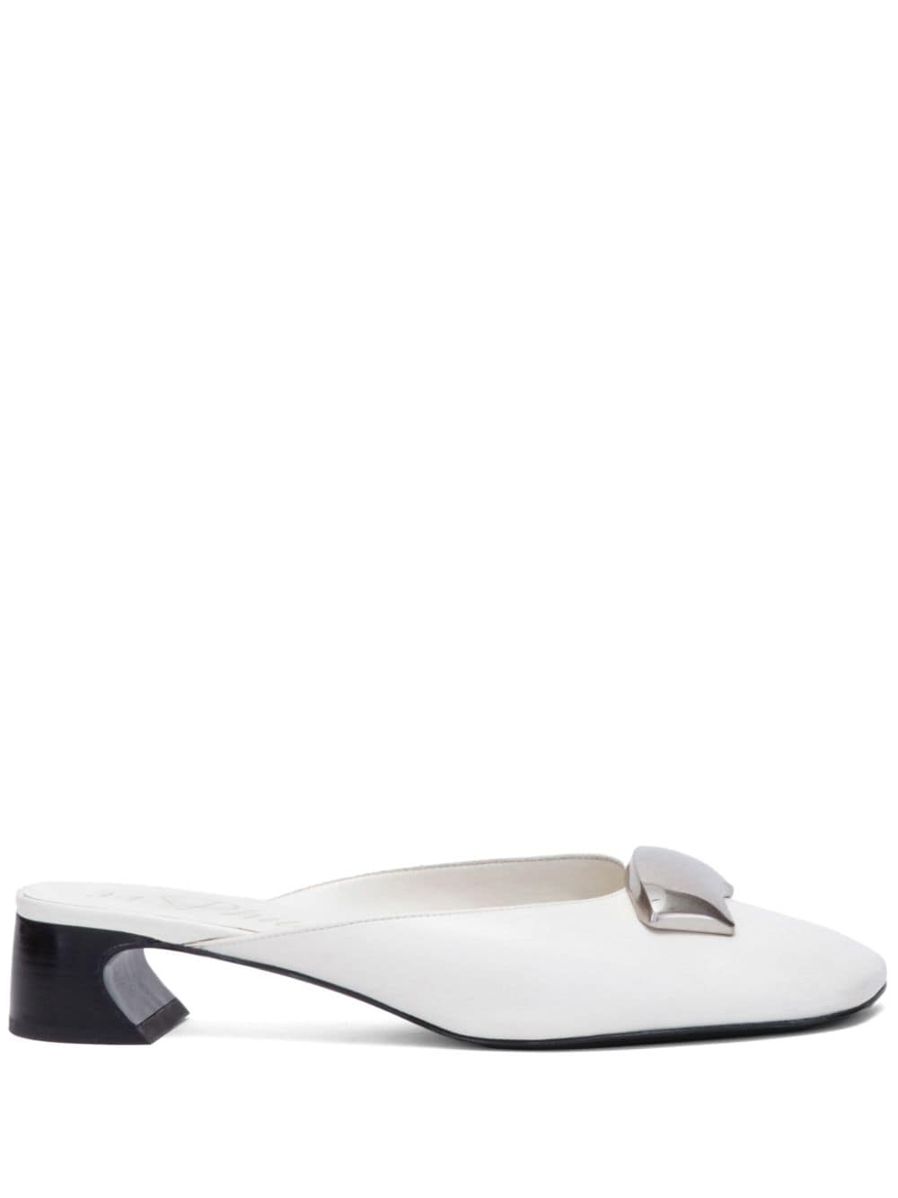 3.1 Phillip Lim ID 35mm leather mules - White von 3.1 Phillip Lim