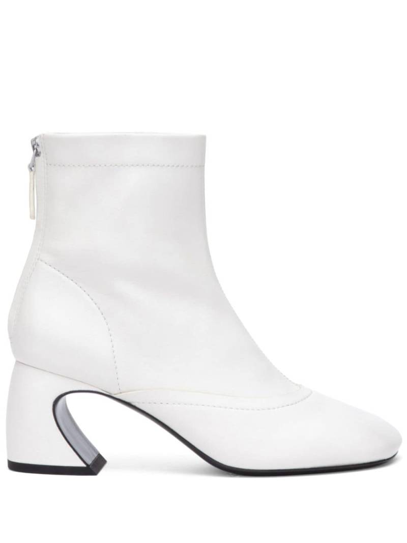 3.1 Phillip Lim ID 65mm leather boots - White von 3.1 Phillip Lim