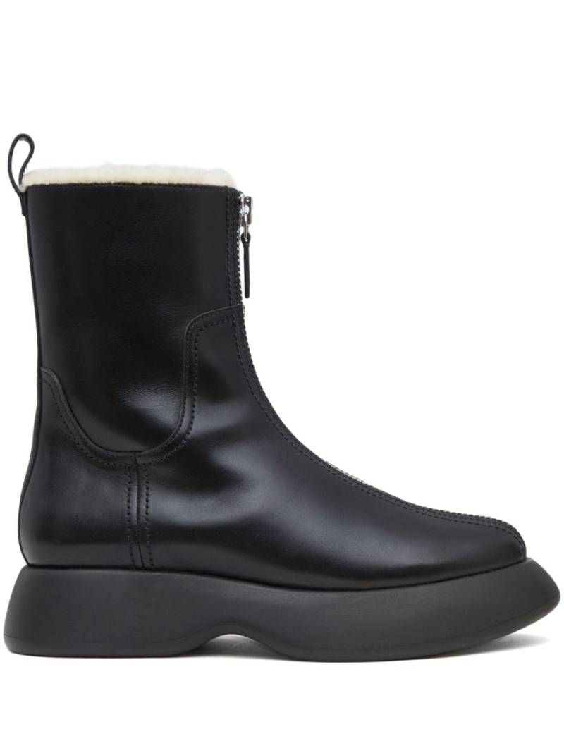 3.1 Phillip Lim Mercer leather combat boots - Black von 3.1 Phillip Lim