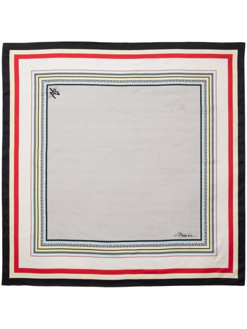 3.1 Phillip Lim NY Liberty-print silk scarf - White von 3.1 Phillip Lim