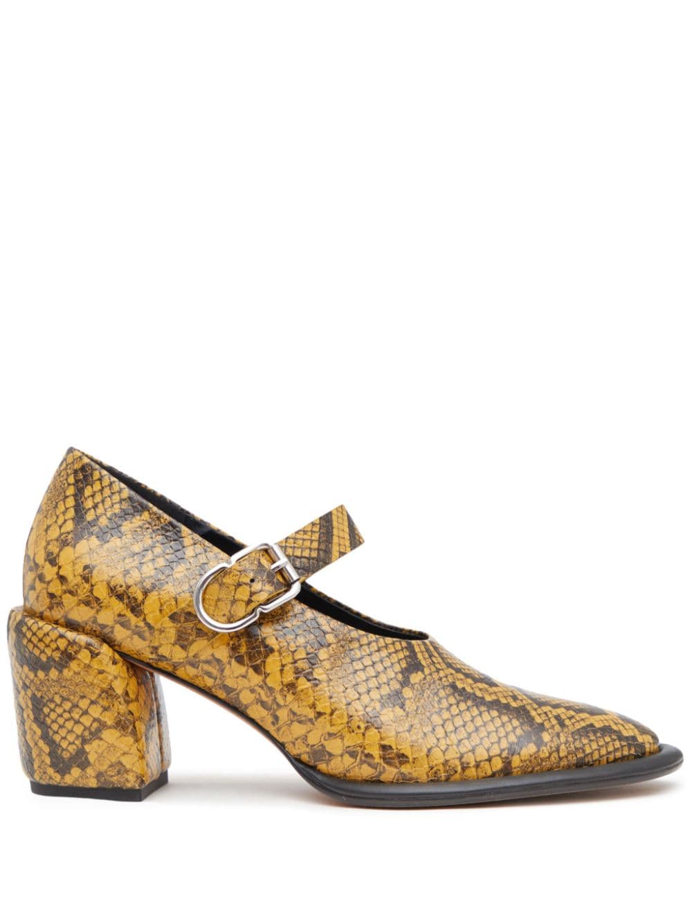 3.1 Phillip Lim Naomi 70mm leather pumps - Yellow von 3.1 Phillip Lim