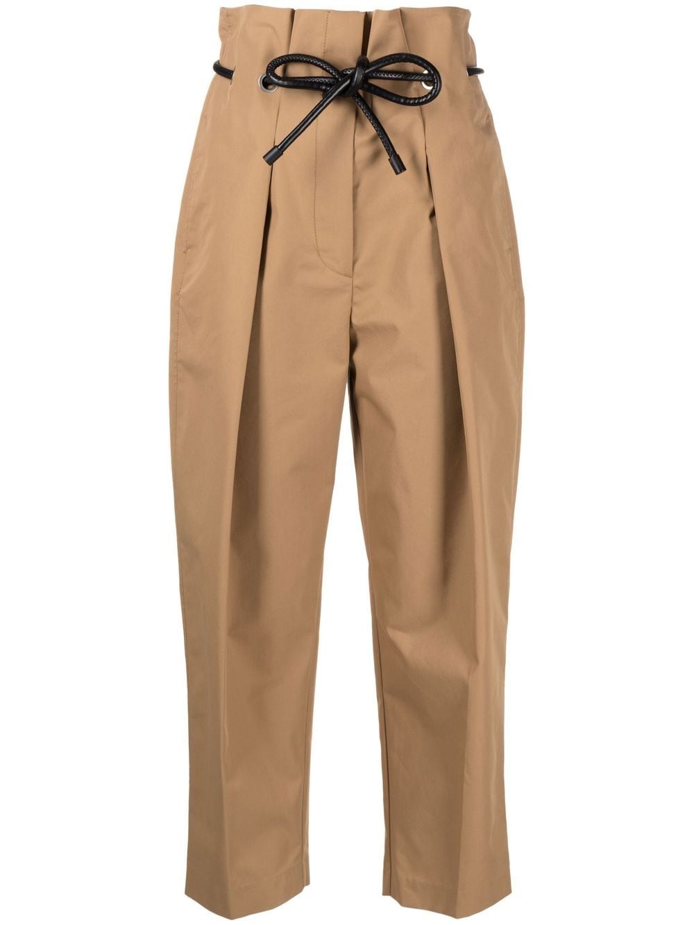 3.1 Phillip Lim Origami paperbag-waist cropped trousers - Brown von 3.1 Phillip Lim