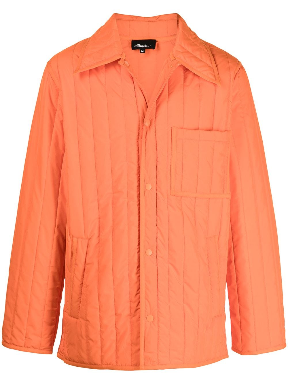 3.1 Phillip Lim quilted single-breasted jacket - Orange von 3.1 Phillip Lim