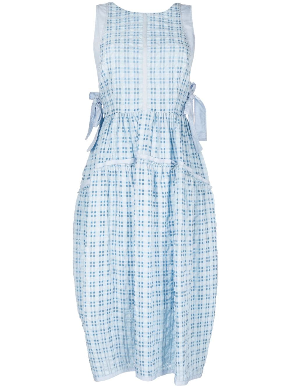 3.1 Phillip Lim Taffeta checked sleeveless dress - Blue von 3.1 Phillip Lim