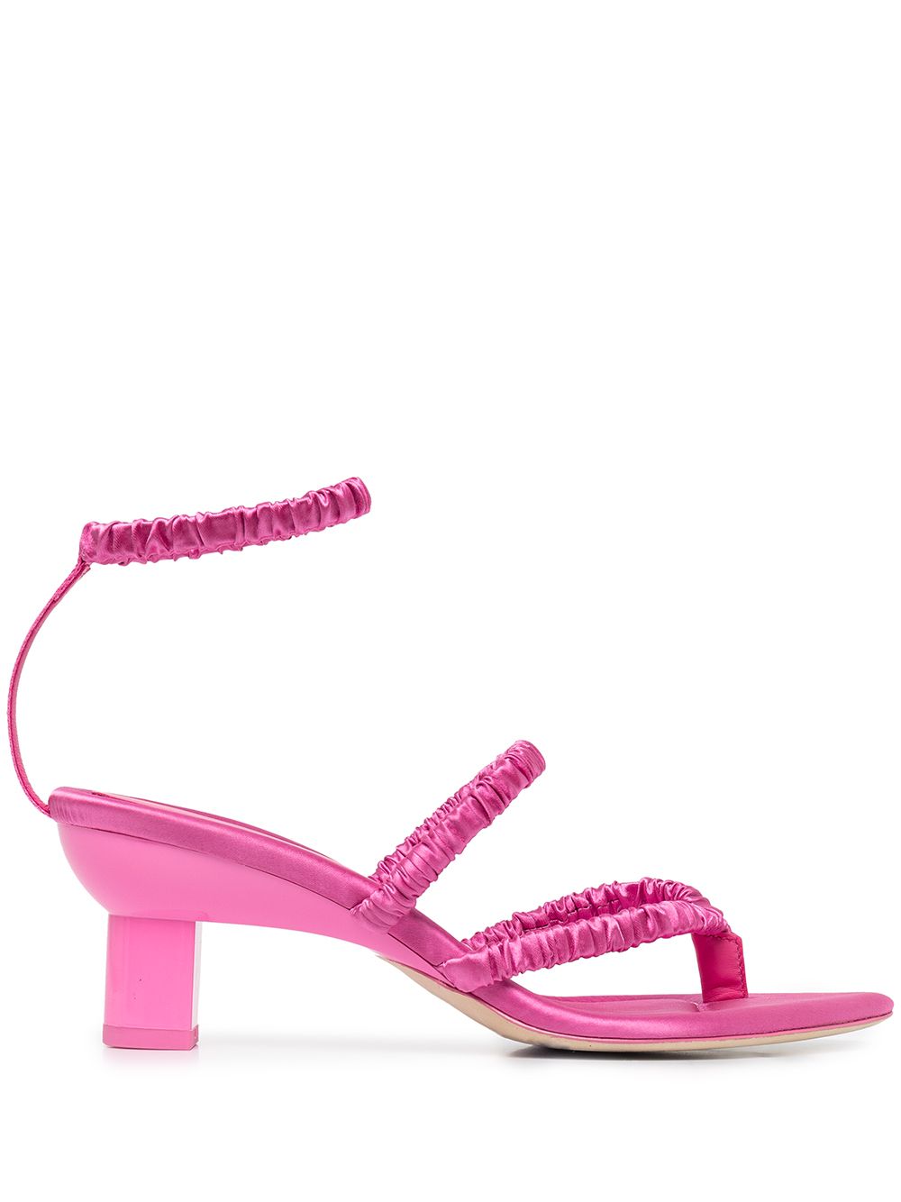 3.1 Phillip Lim Verona 60mm strappy satin sandals - Pink von 3.1 Phillip Lim