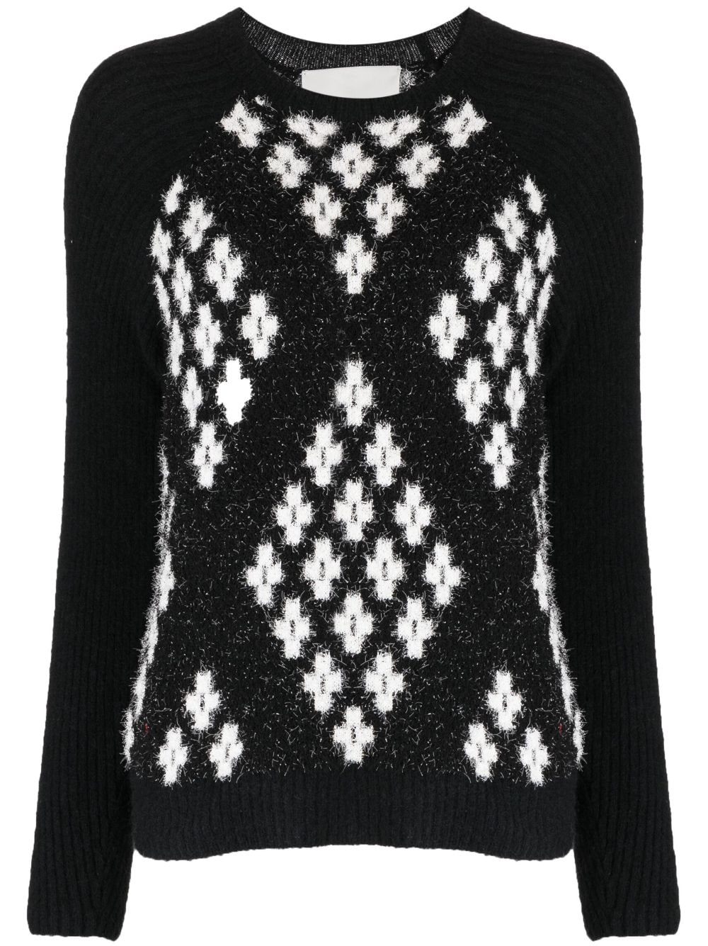 3.1 Phillip Lim argyle-check knitted jumper - Black von 3.1 Phillip Lim
