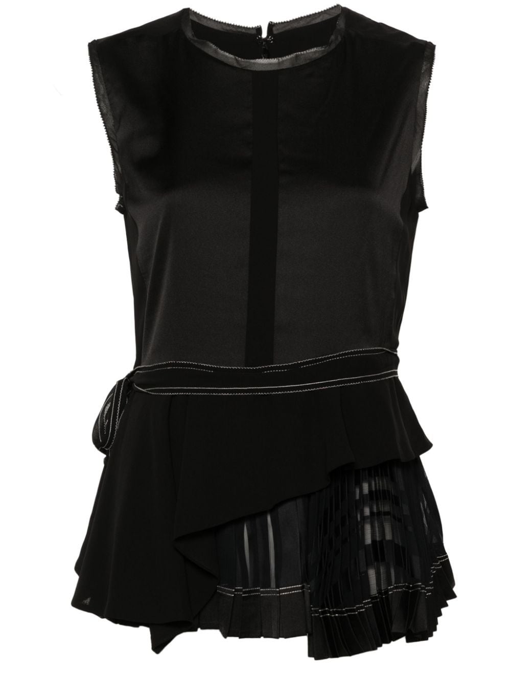 3.1 Phillip Lim asymmetric panelled blouse - Black von 3.1 Phillip Lim