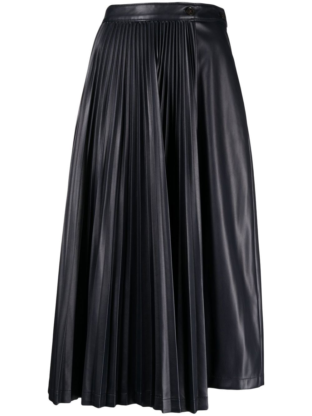 3.1 Phillip Lim asymmetrical-pleat midi skirt - Blue von 3.1 Phillip Lim