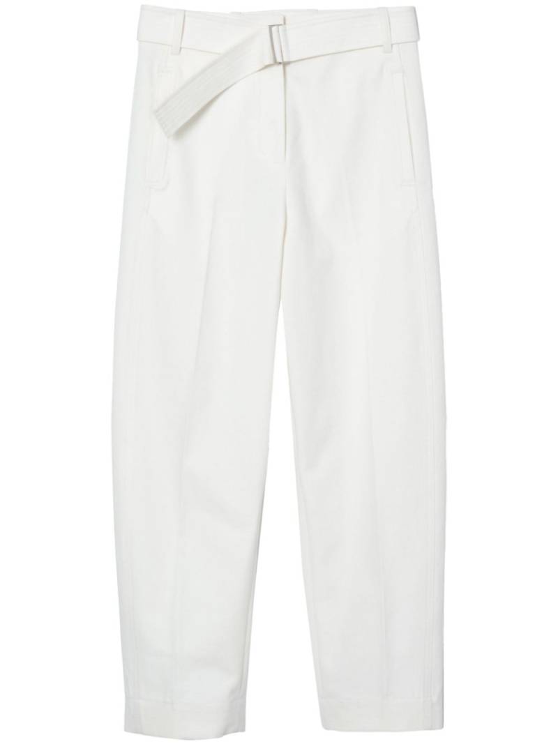 3.1 Phillip Lim belted tapered trousers - White von 3.1 Phillip Lim