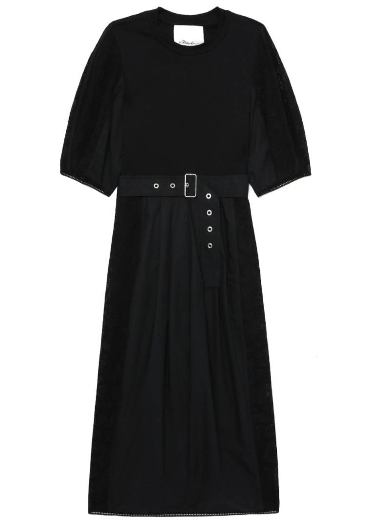 3.1 Phillip Lim belted-waist midi dress - Black von 3.1 Phillip Lim