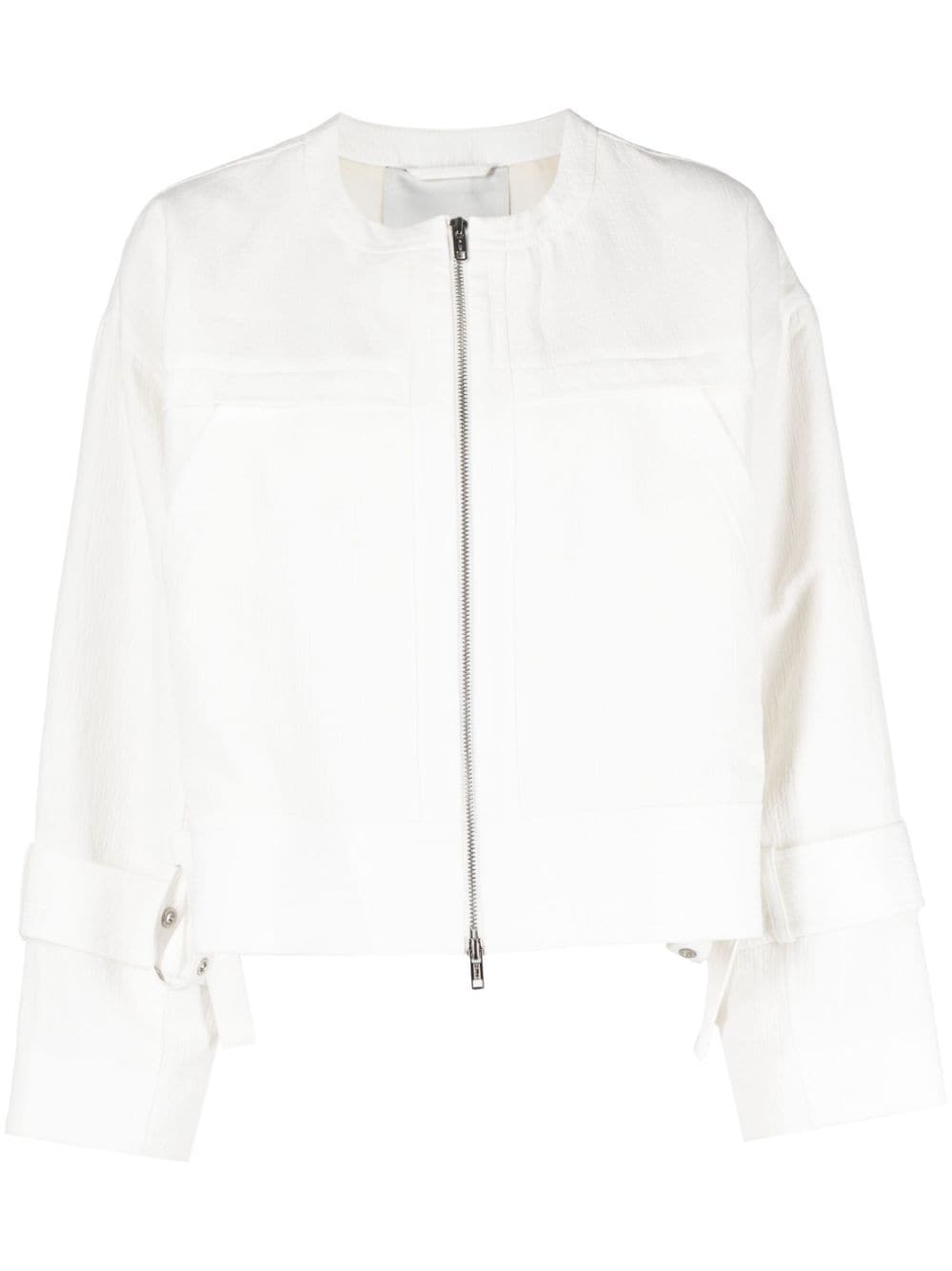 3.1 Phillip Lim boxy cotton-linen utility jacket - White von 3.1 Phillip Lim