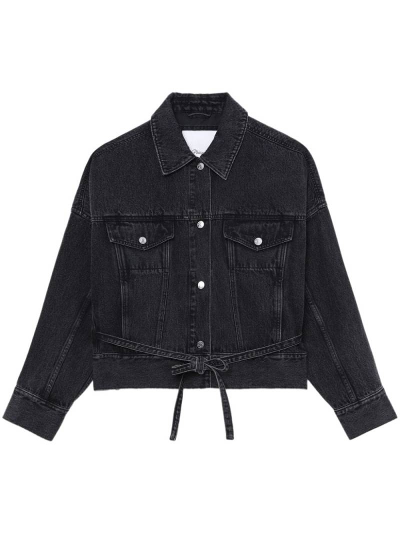 3.1 Phillip Lim button-up belted denim jacket - Black von 3.1 Phillip Lim