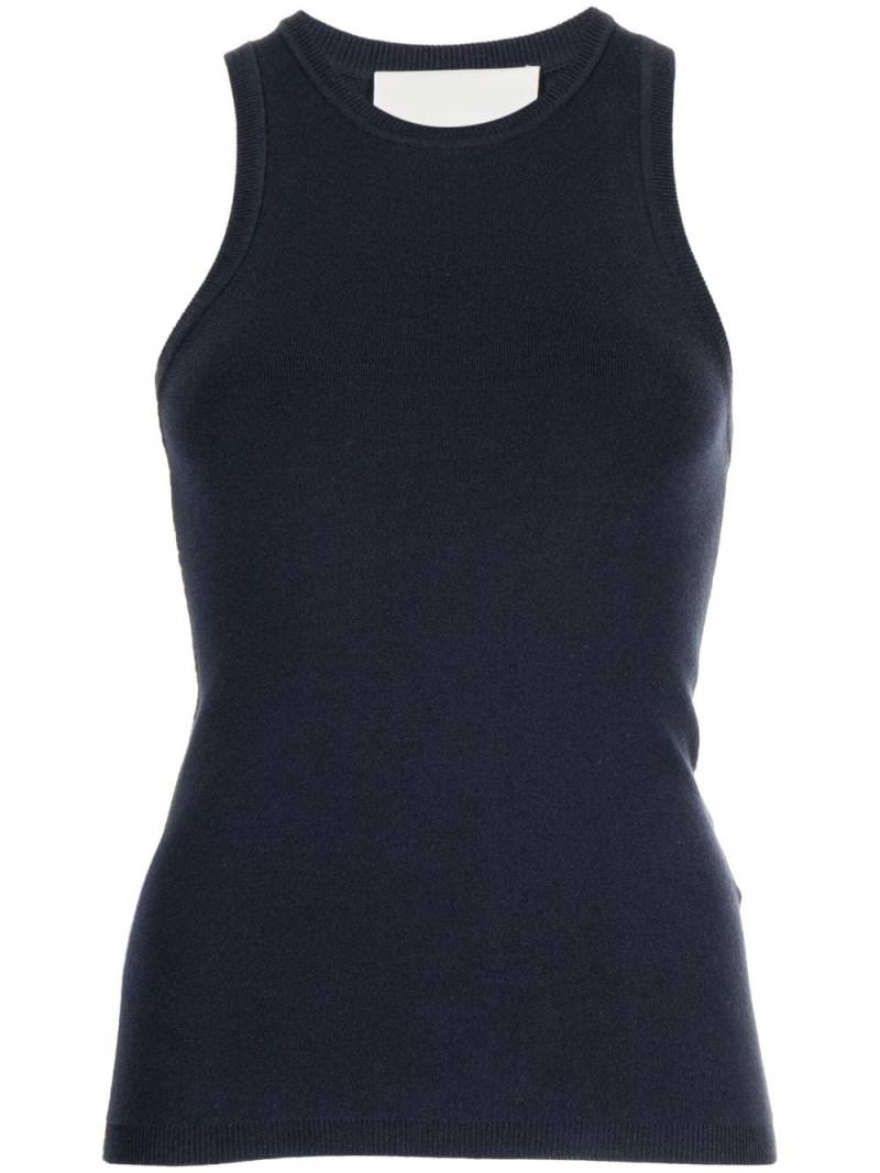 3.1 Phillip Lim crepe-texture tank top - Blue von 3.1 Phillip Lim