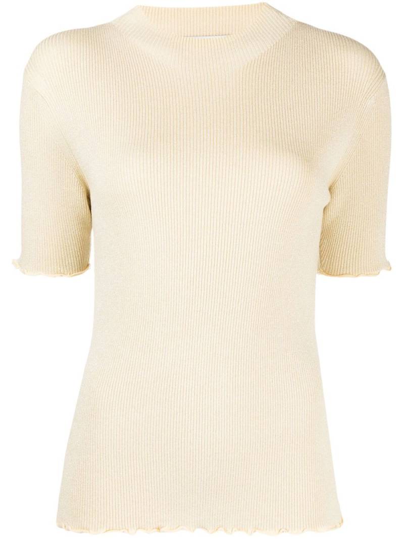 3.1 Phillip Lim cut-out ribbed knit top - Neutrals von 3.1 Phillip Lim