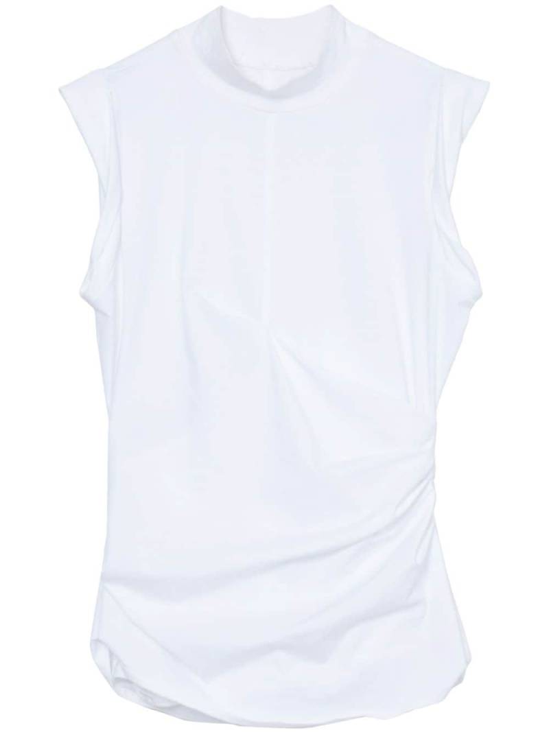 3.1 Phillip Lim draped-design cotton-blend top - White von 3.1 Phillip Lim