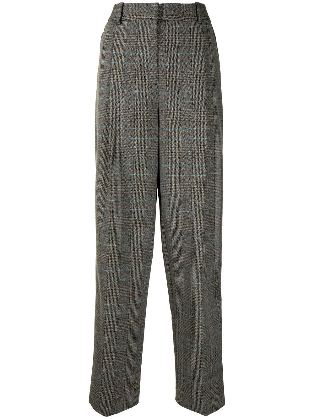 3.1 Phillip Lim high-waist checked trousers - Grey von 3.1 Phillip Lim