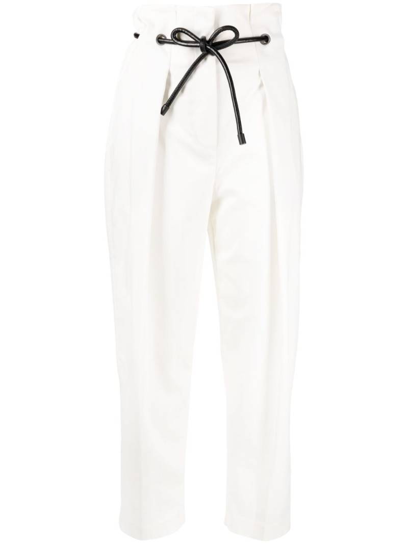 3.1 Phillip Lim Origami pleated trousers - White von 3.1 Phillip Lim