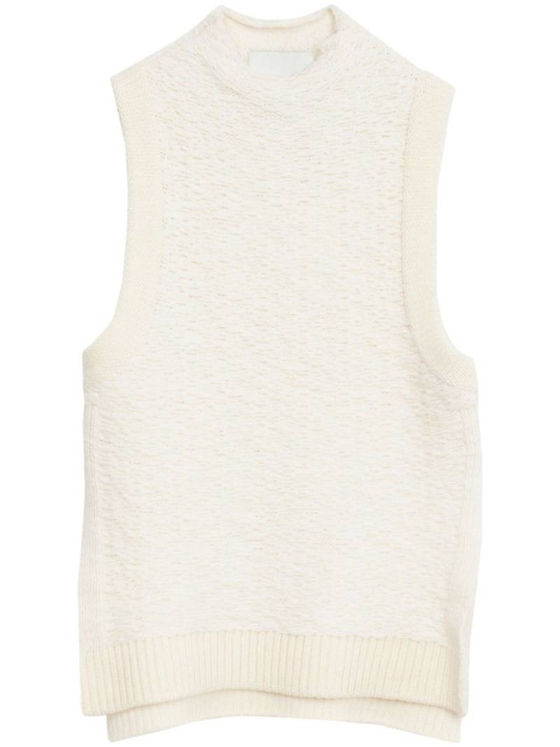 3.1 Phillip Lim mock-neck wool top - White von 3.1 Phillip Lim