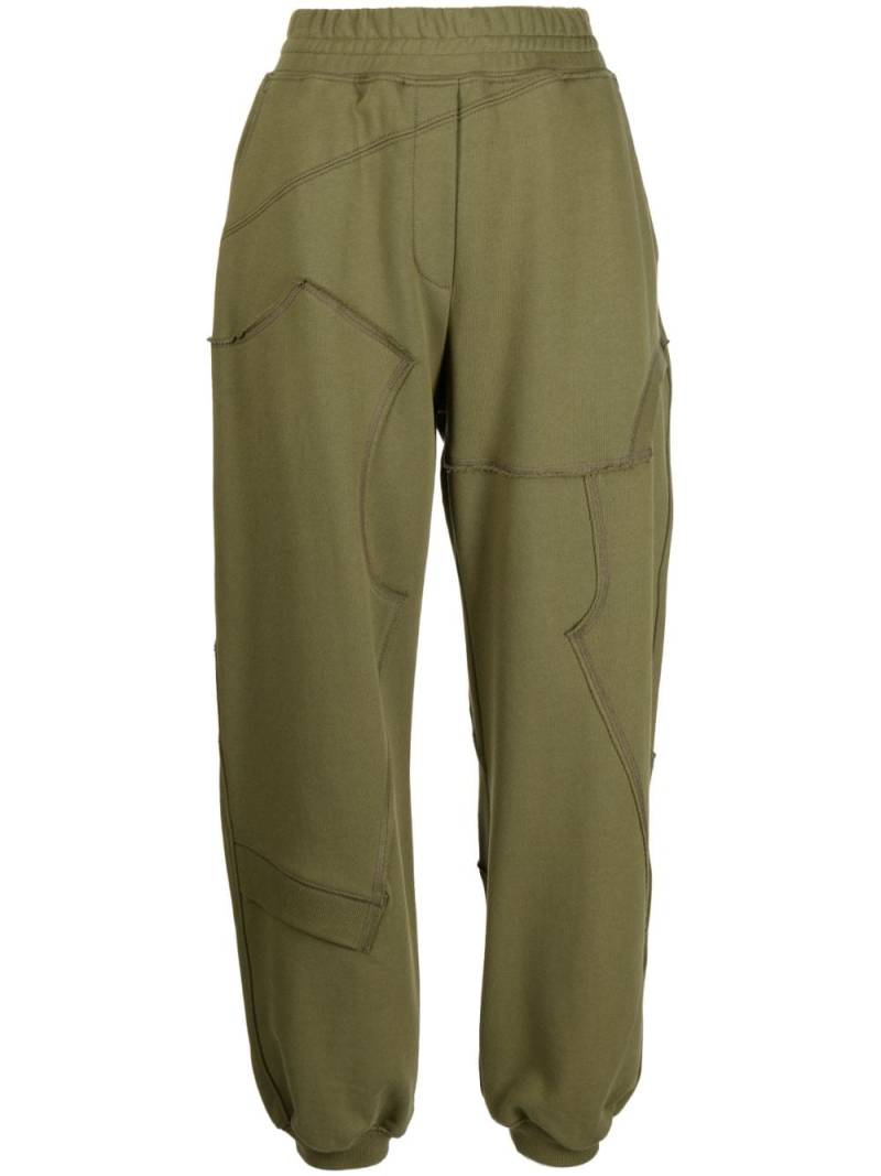 3.1 Phillip Lim panelled cotton track pants - Green von 3.1 Phillip Lim