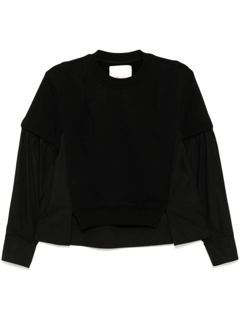 3.1 Phillip Lim patchwork knitted top - Black von 3.1 Phillip Lim