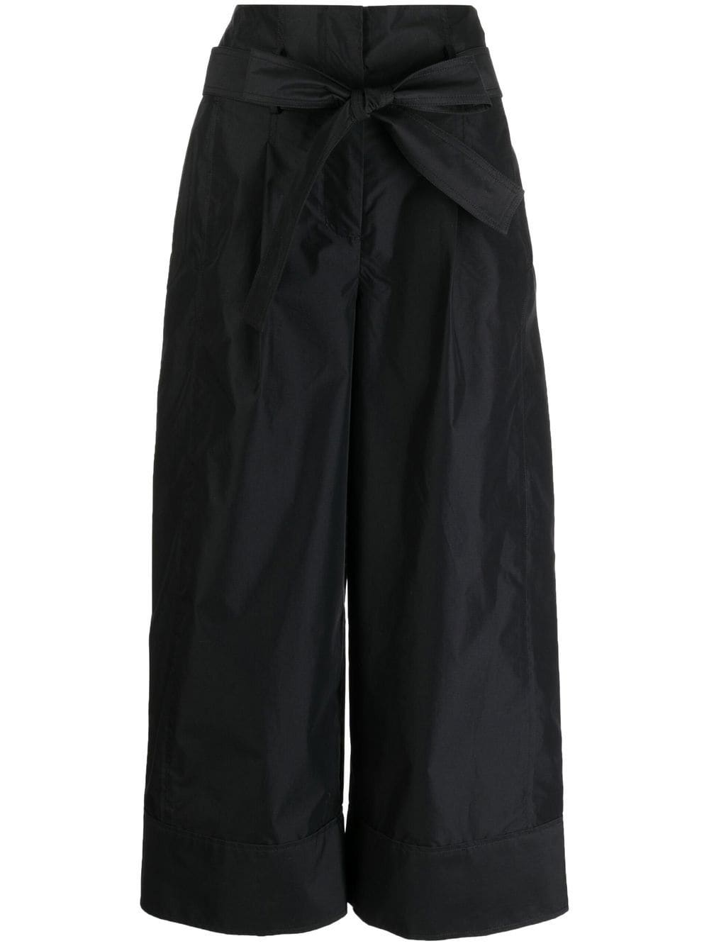 3.1 Phillip Lim pleat-detail belted cropped trousers - Black von 3.1 Phillip Lim