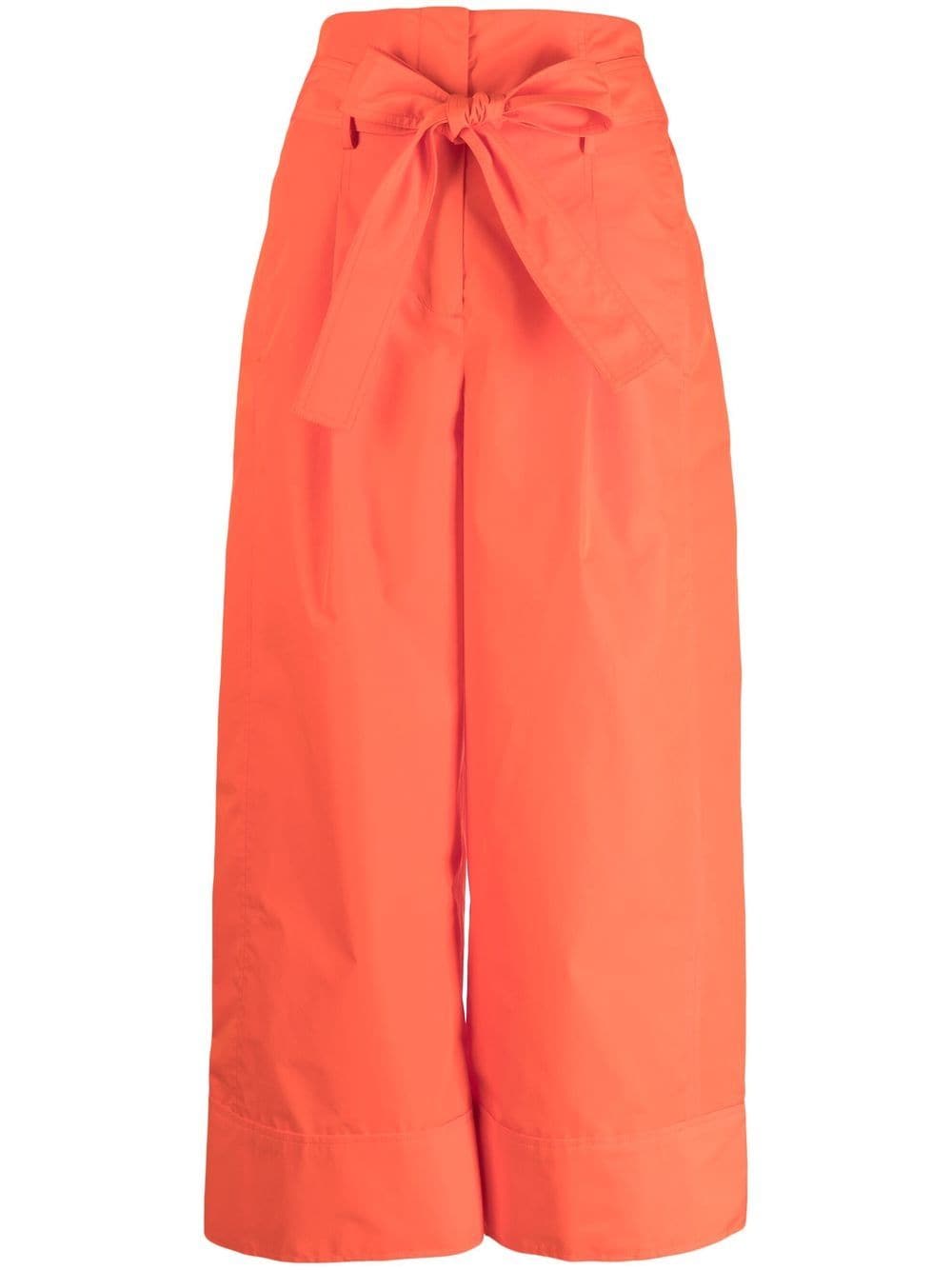 3.1 Phillip Lim pleat-detail belted cropped trousers - Orange von 3.1 Phillip Lim