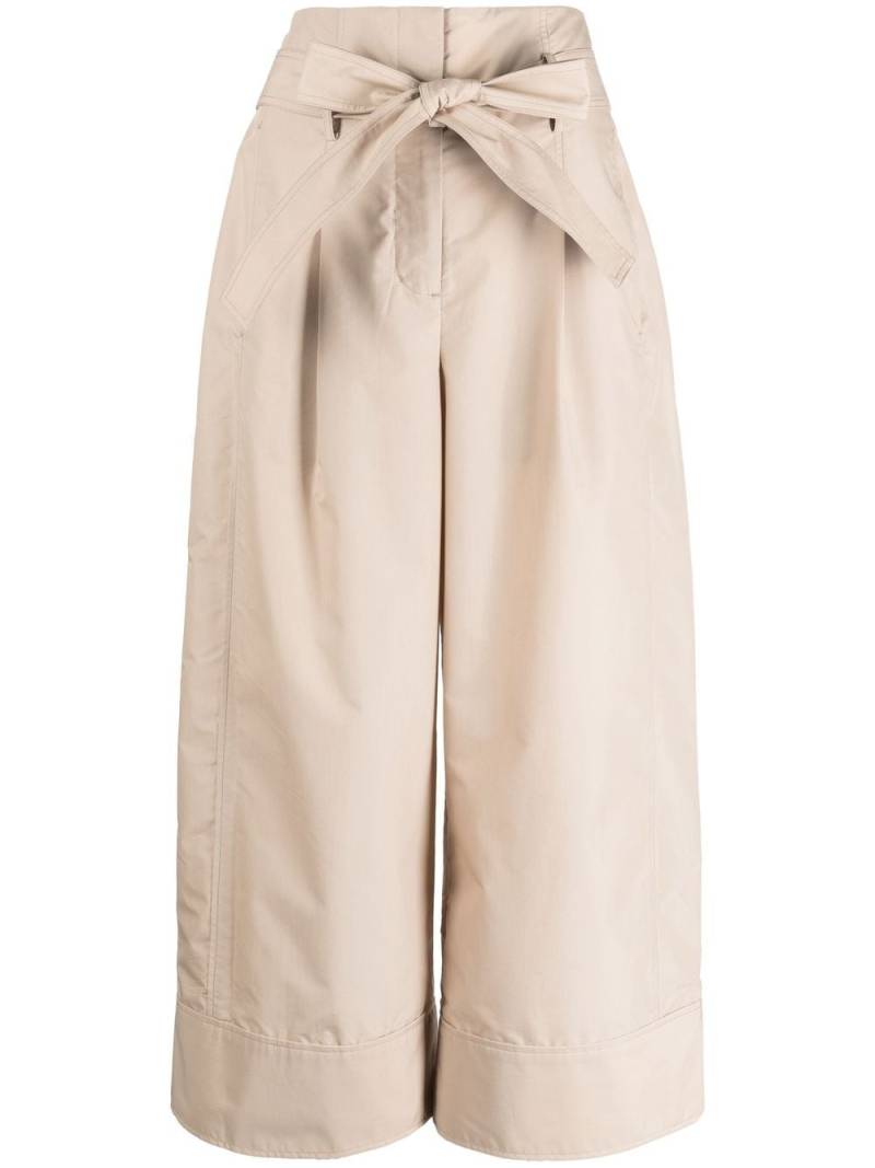 3.1 Phillip Lim pleat-detail cropped trousers - Neutrals von 3.1 Phillip Lim