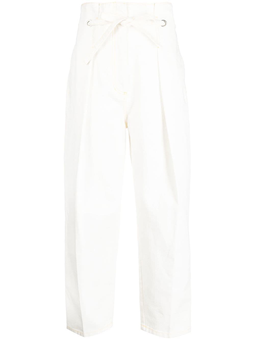 3.1 Phillip Lim pleat-detail straight-leg trousers - White von 3.1 Phillip Lim