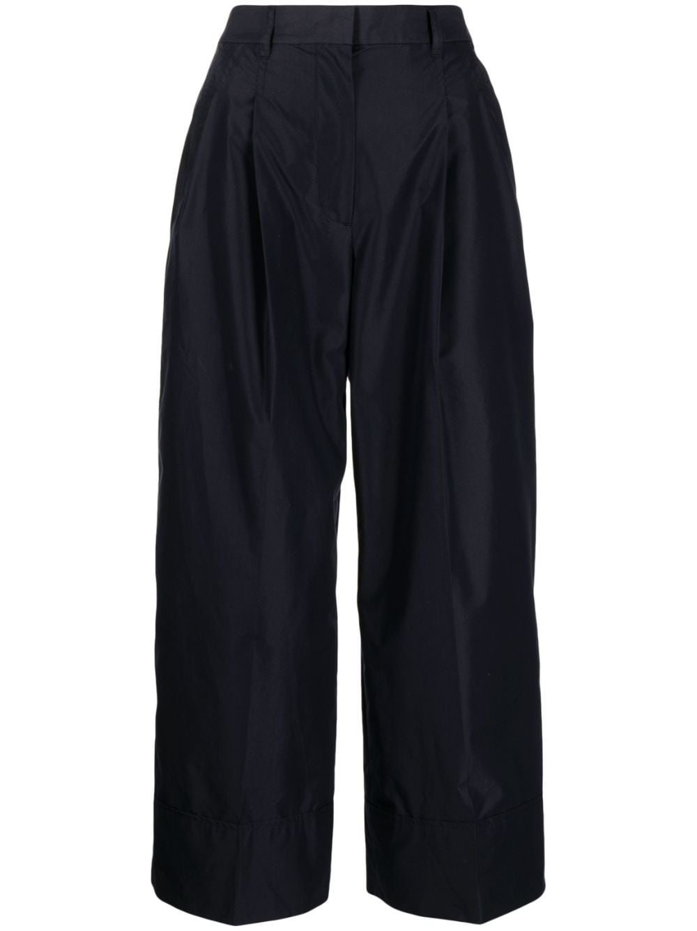 3.1 Phillip Lim pleat-detailing cropped trousers - Black von 3.1 Phillip Lim