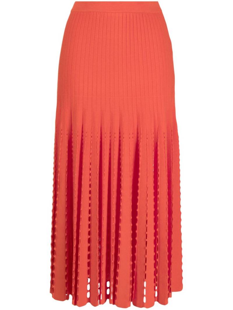 3.1 Phillip Lim pleated midi skirt - Orange von 3.1 Phillip Lim