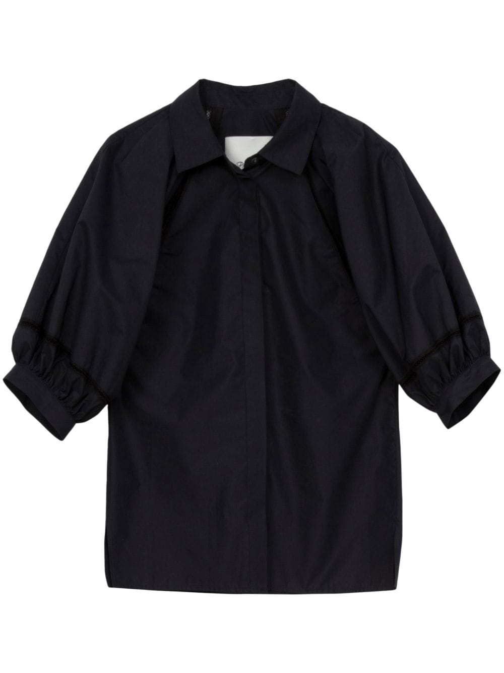 3.1 Phillip Lim puff-sleeve ladder-stitch shirt - Blue von 3.1 Phillip Lim