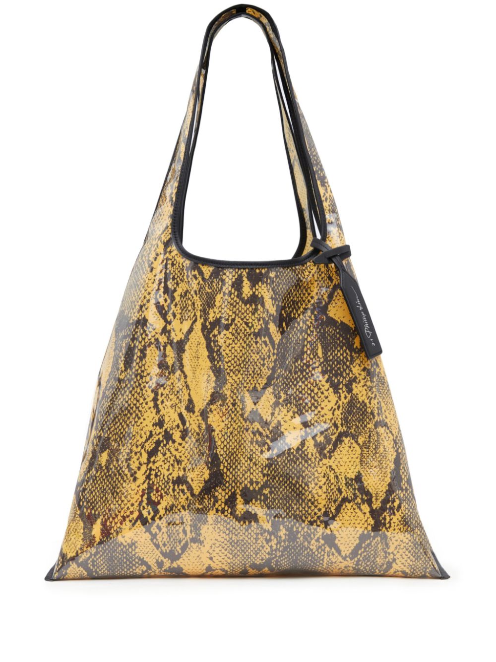 3.1 Phillip Lim python-print open-top tote bag - Yellow von 3.1 Phillip Lim