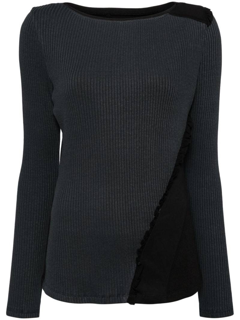 3.1 Phillip Lim ribbed top - MI401 MIDNIGHT von 3.1 Phillip Lim