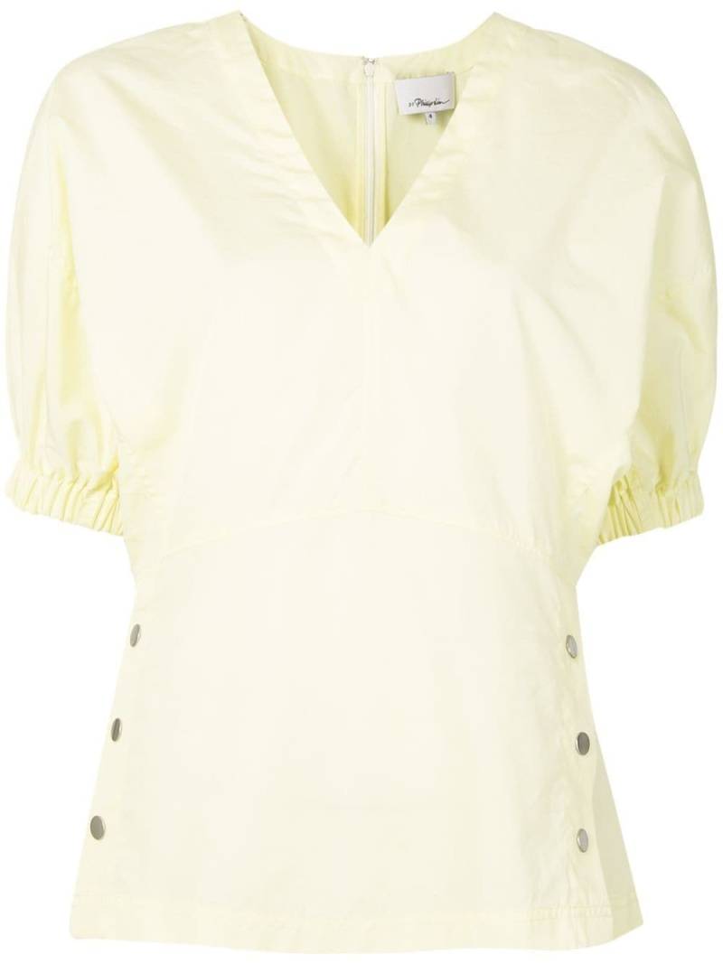 3.1 Phillip Lim side stud blouse - Yellow von 3.1 Phillip Lim