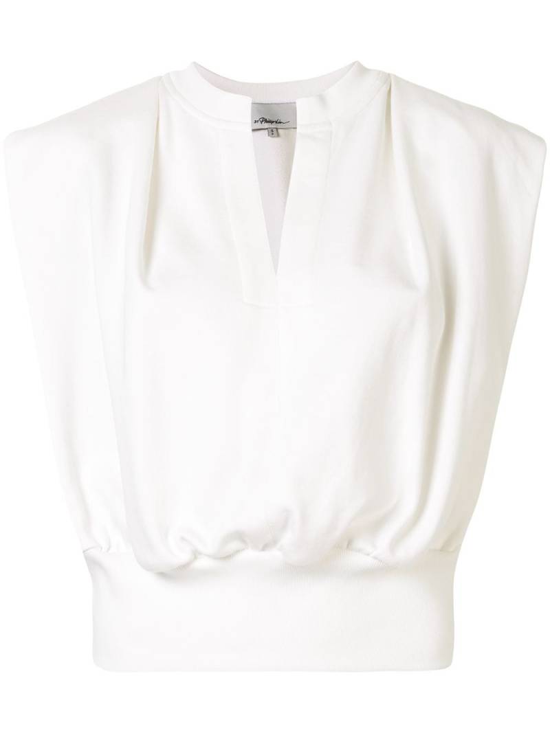 3.1 Phillip Lim split-neck sleeveless top - White von 3.1 Phillip Lim