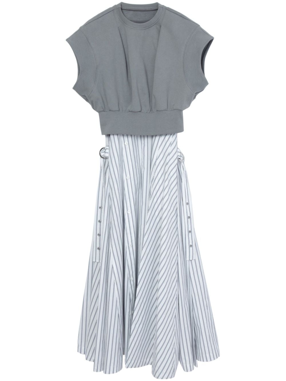 3.1 Phillip Lim stripe-pattern cotton dress - White von 3.1 Phillip Lim